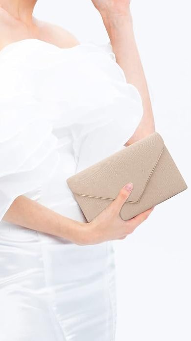 Clutch Purse for Women Evening Bags Handbags for Wedding Party Cocktail Prom Faux Suede Crossbody Shoulder Bag