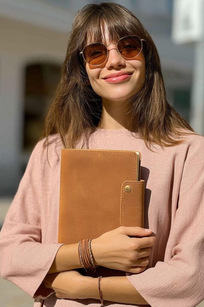 Albero A5 Genuine Leather Journal Refillable – 5x8 Notebook Cover – 360 Lined Pages (100gsm) – Writing Diary Organizer - Vintage Brown Handmade Note Book for Men & Women