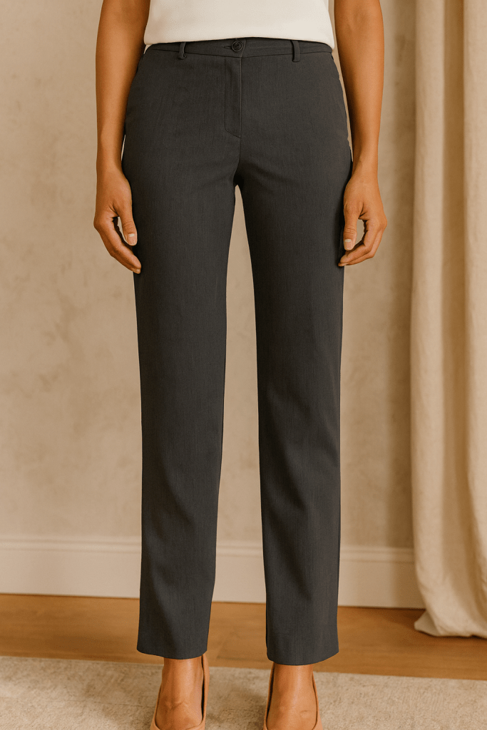 Lee Women's Wrinkle Free Relaxed Fit Straight Leg Pant