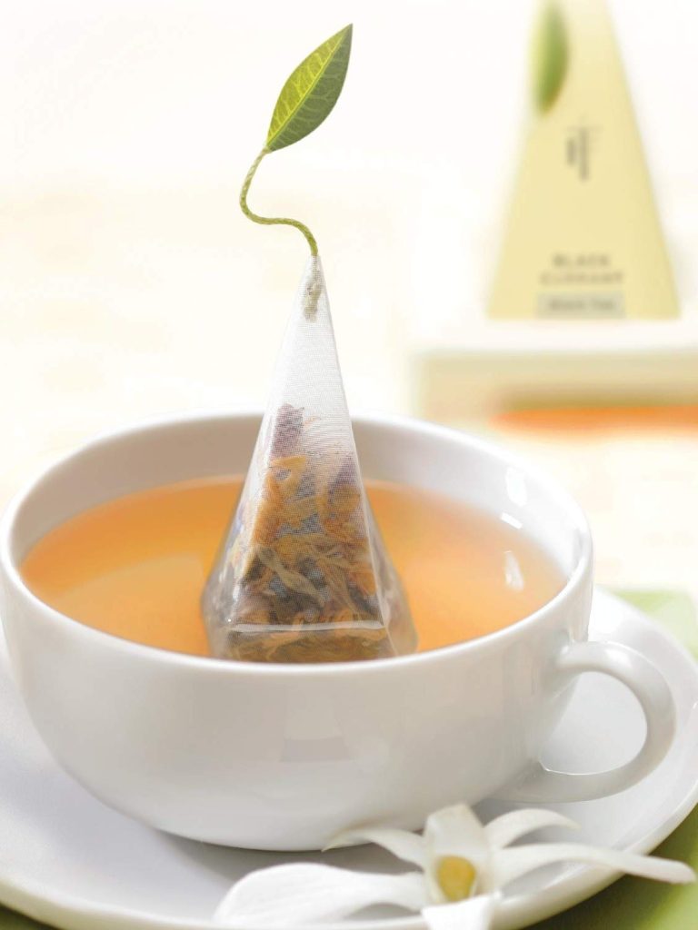 Tea Forte Herbal Retreat Organic Caffeine Free Premium Herbal Tea Petite Presentation Box Tea Gift Set Sampler, 10 Handcrafted Pyramid Tea Bag Infusers