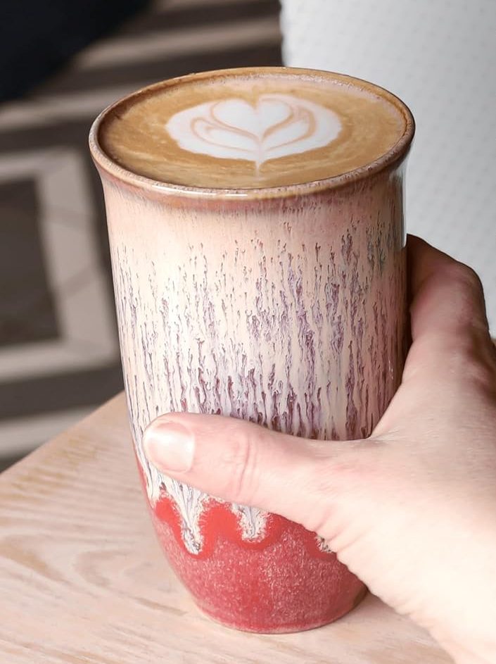 NOVA CERAMICS Travel Coffee Cup– Travel Coffee Tumbler – On the Go Coffee Mug – Microwave & Dishwasher Safe Green CoffeeTumbler - Gifts For Women Men Him Her – 16oz – Jupiter