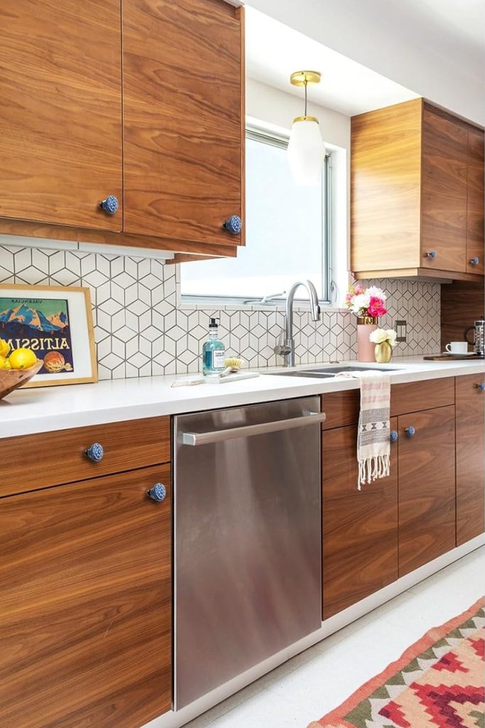 Biaungdo 12 Pcs Light Blue Vintage Round Ceramic Cabinet Knobs and Pulls for Drawer, Cupboard, Closet Door