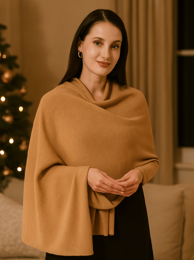 Soft Cashmere Blend Wrap Chic Scarf Stole for Women Wayfarer Travel Extra Large 87"x28"