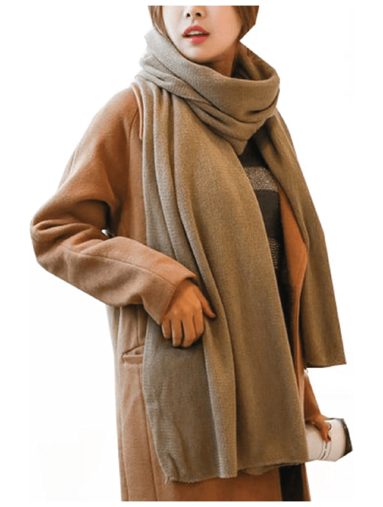 Wander Agio Womens Warm Winter Infinity Scarves Set Blanket Scarf Pure Color