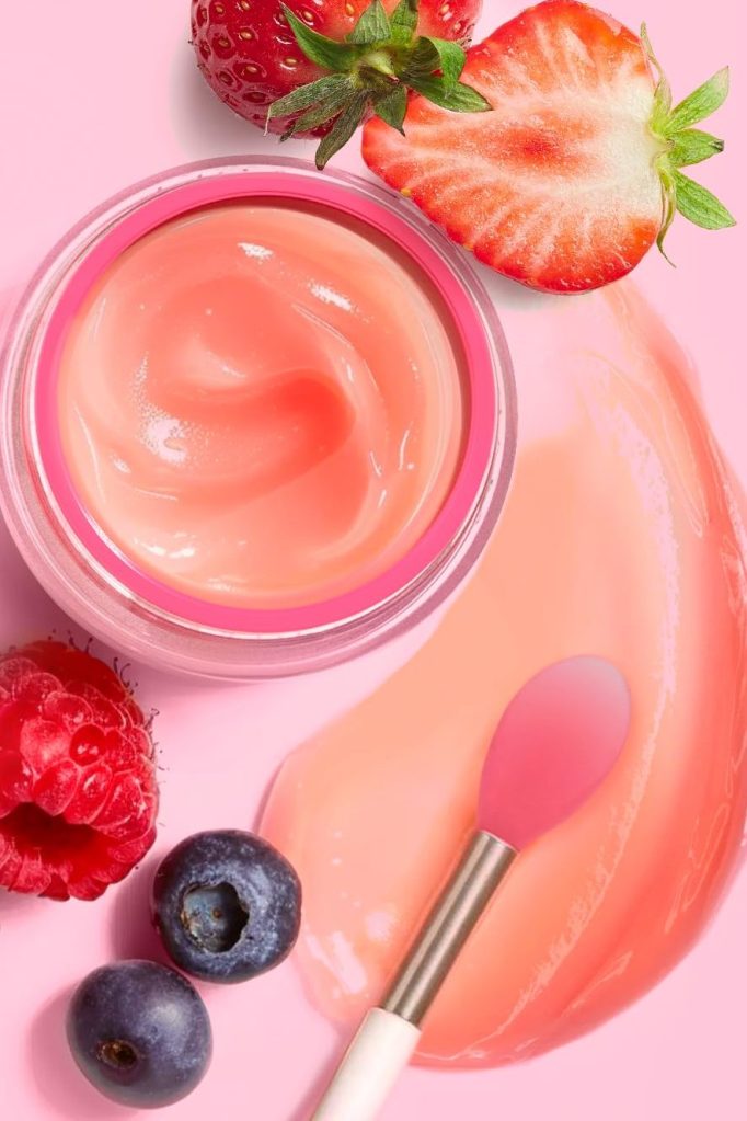 MAREE Lip Mask Overnight - Lip Moisturizer For Very Dry Lips - Hydrating Lip Butter Balm with Hyaluronic Acid & Collagen - Overnight Lip Treatment - Lip Sleeping Mask Repair - Hidratante de Labios