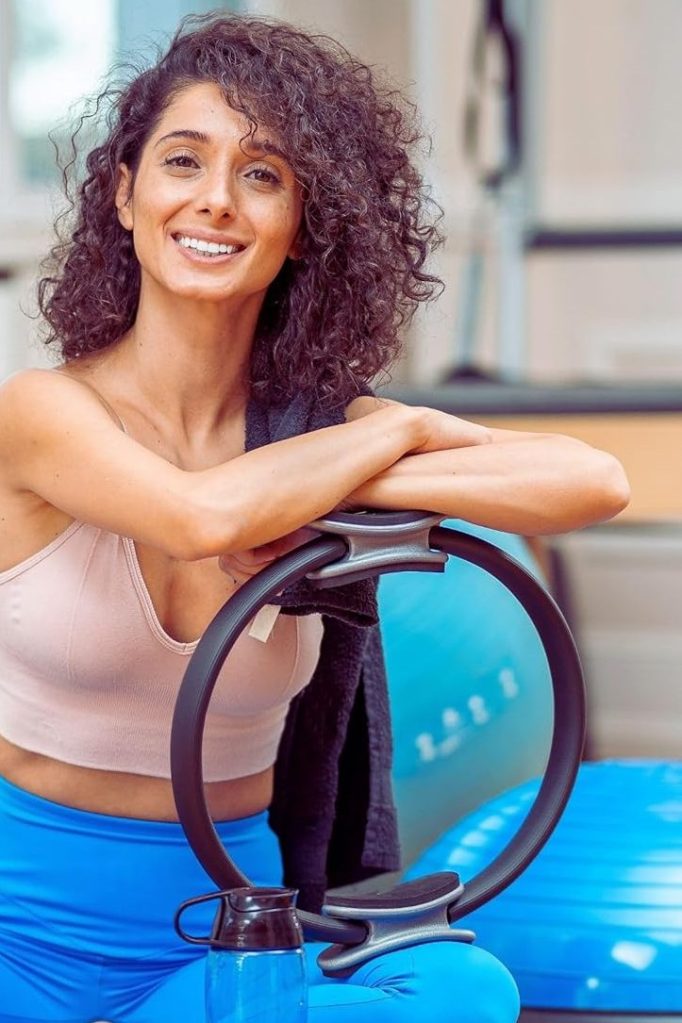 ProBody Pilates Fitness Circle – 14 Inch Pilates Ring for Focusing on Toning Inner Thighs, Arms, and Core