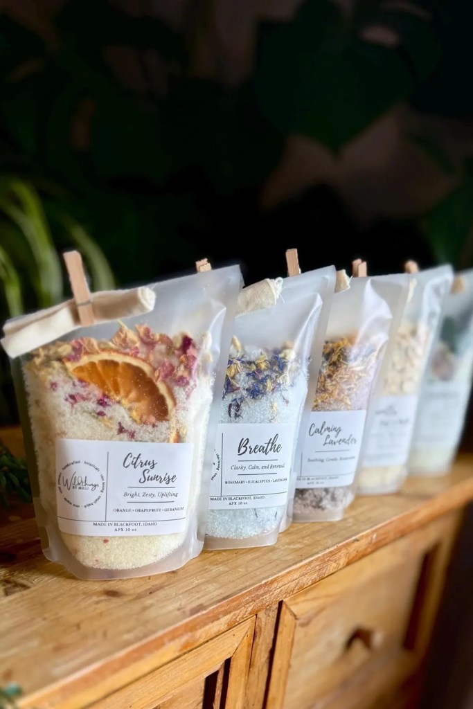 Natural Bath Salts Lavender Eucalyptus Citrus Lime Vanilla Oat Milk Botanicals Luxury Bath Soak