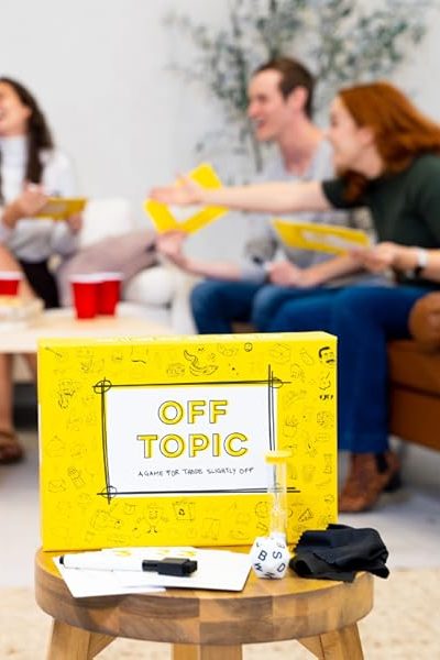 OFF TOPIC Party Game for Adults - Fun Adult Board Games for Groups of 2-8 Players - Hilarious Game Night Card Game for Friends, Family & More