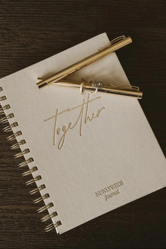 Newlyweds One Line A Day Prompted Journal: Wedding Planning and Marriage Keepsake Journal for Couples