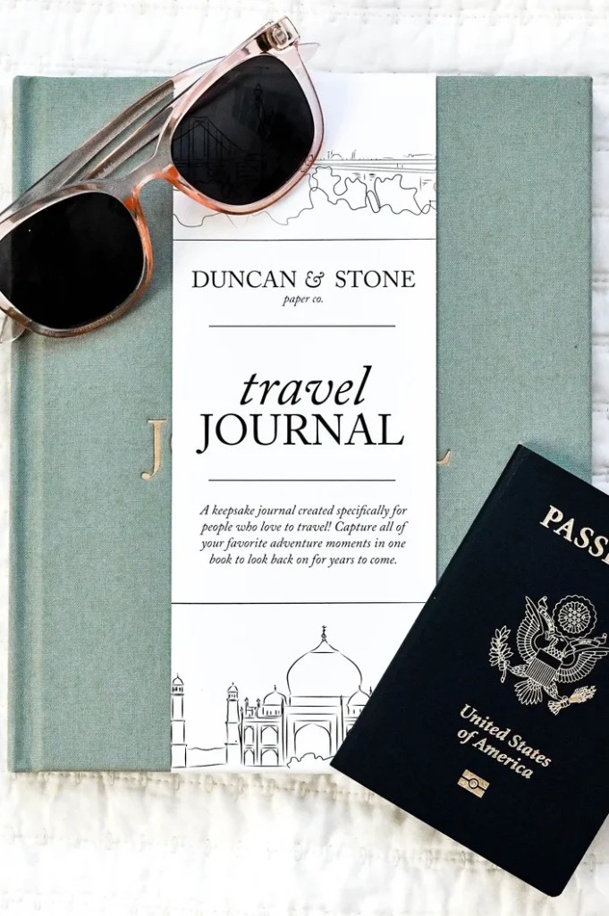 Linen Travel Journal: Adventure Photo Album, Scrapbook Gift