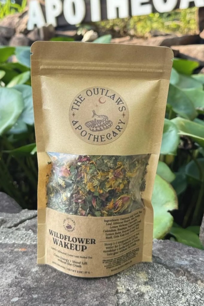Wildflower Wakeup- Organic Herbal Tea for Clean Energy + Mood Support | Loose Leaf Blend