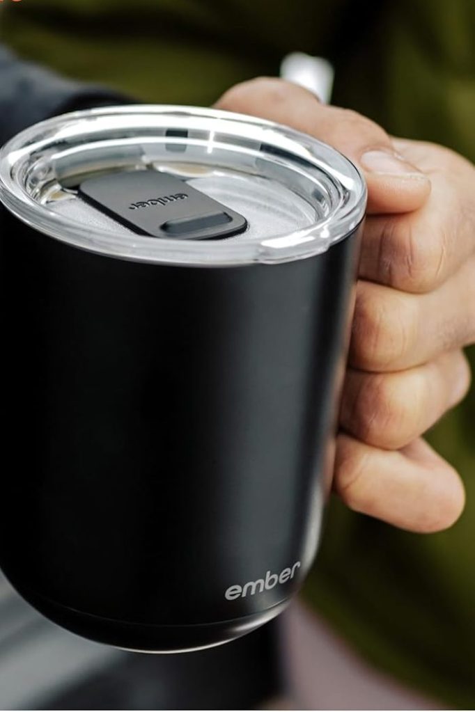 Ember Temperature Control Smart Mug 2, 14 Oz, App-Controlled Heated Coffee Mug with 80 Min Battery Life and Improved Design, Black