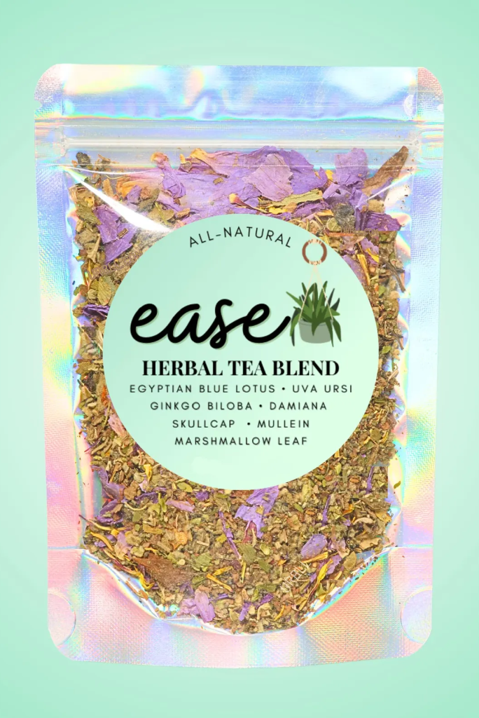 Ease Tea • Botanical Herbal Blend • All-Natural • Zero Additives • Vegan • Loose Leaf Tea
