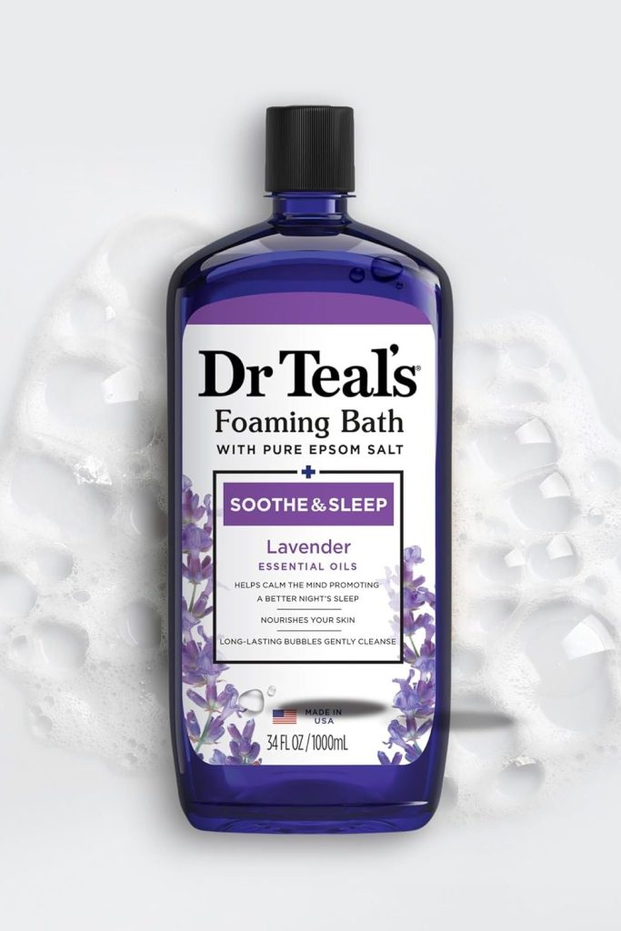Dr Teal's Foaming Bath with Pure Epsom Salt, Lavender & Eucalyptus, 34 fl oz (Pack of 2)