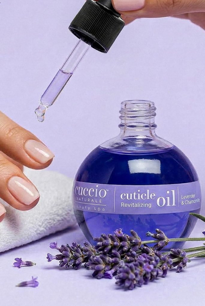 Cuccio Naturale Lavender & Chamomile Revitalizing Cuticle Oil, Lightweight Fast-Absorbing Hydrating Nail & Cuticle Conditioner, Cold-Pressed Oils + Vitamin E, 2.30 Fl Oz