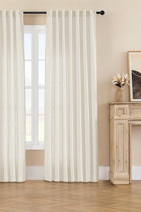 Joydeco Custom Linen Light Filtering Curtain