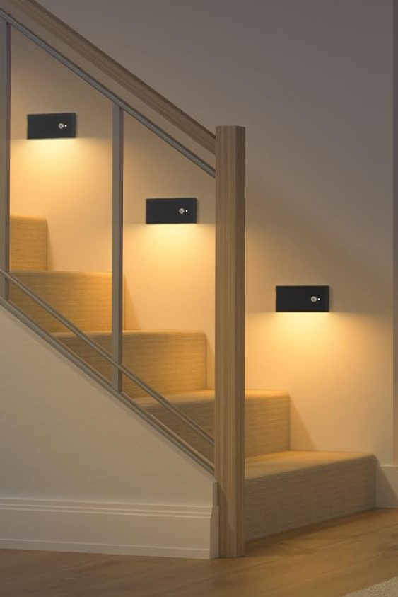 WILLED Motion Sensor Night Lights,Wireless Stair Lights Indoor
