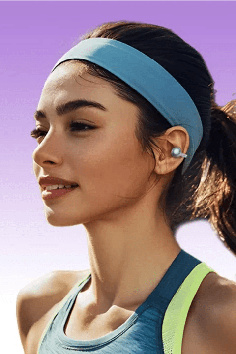 StarClip Open-Ear Earbuds Wireless Sweatproof Pearl Earbuds